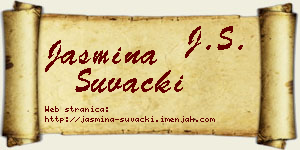 Jasmina Šuvački vizit kartica